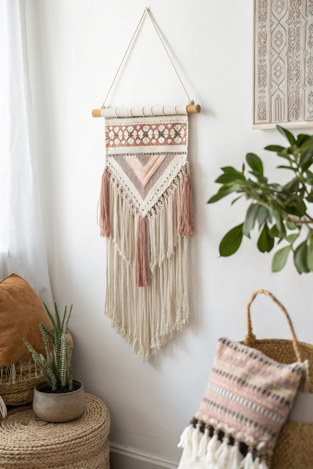Transform your hallway with a touch of handmade elegance. Embrace the beauty of upcycled decor.