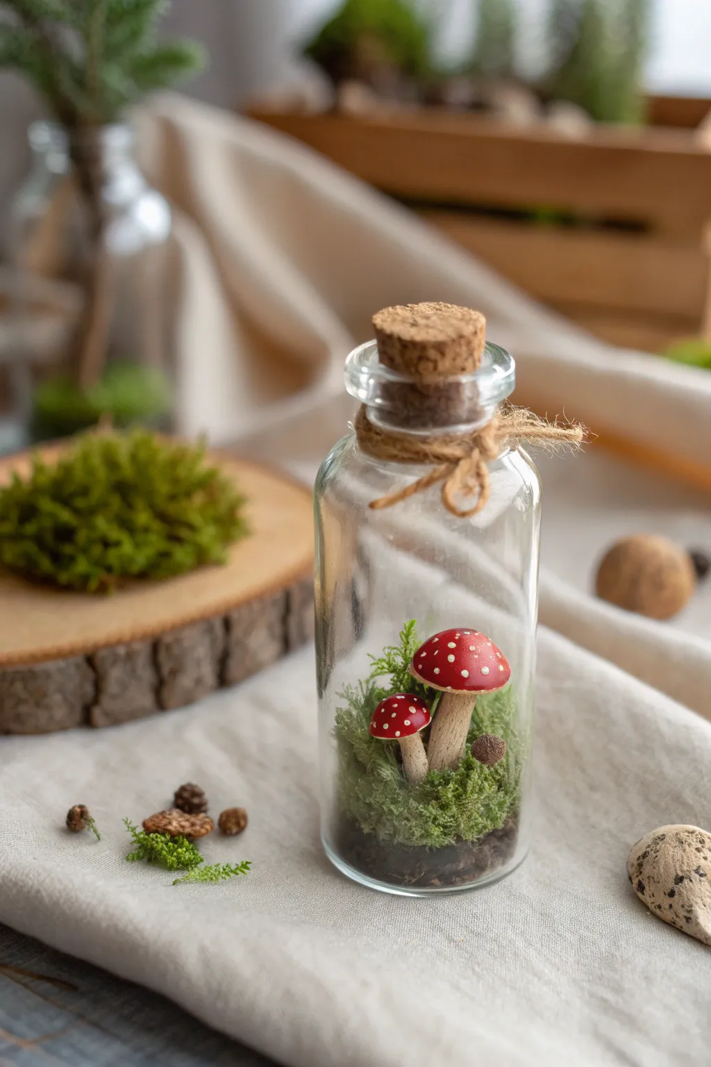 Capture the magic of an enchanted forest in a charming bottle. 🍄✨
