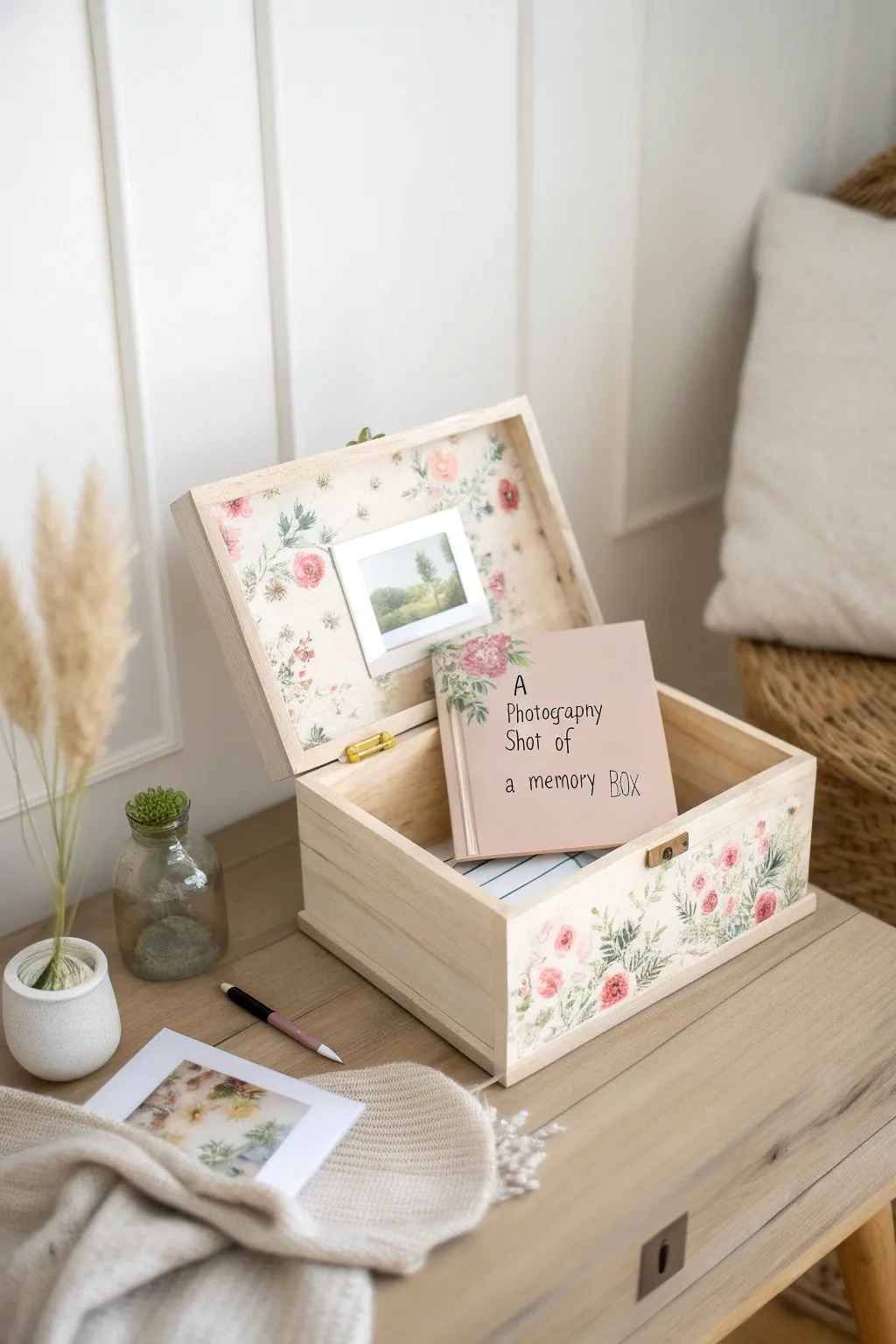 Celebrate Mother's Day with a handcrafted memory box filled with love and cherished memories.
