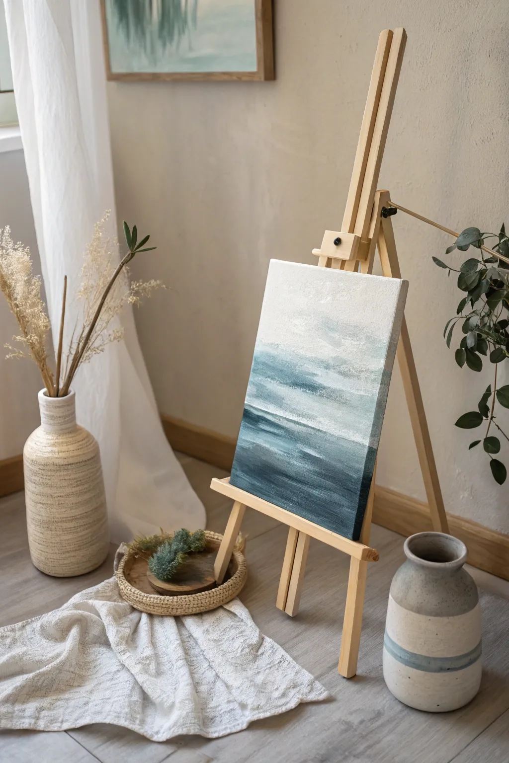 Embrace the beauty of simplicity with a monochromatic masterpiece.