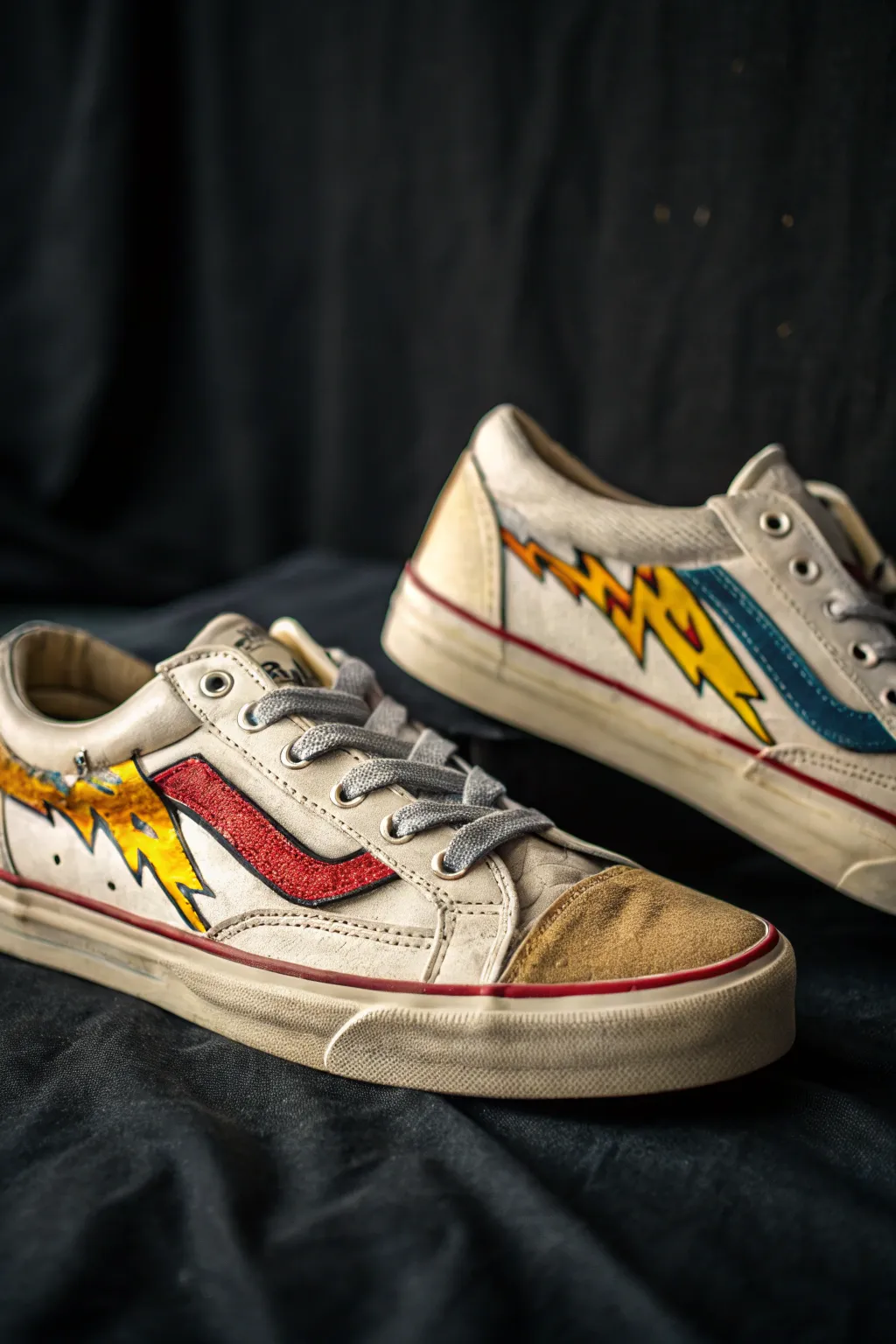 Unleash your inner rockstar with these stage-ready sneakers!