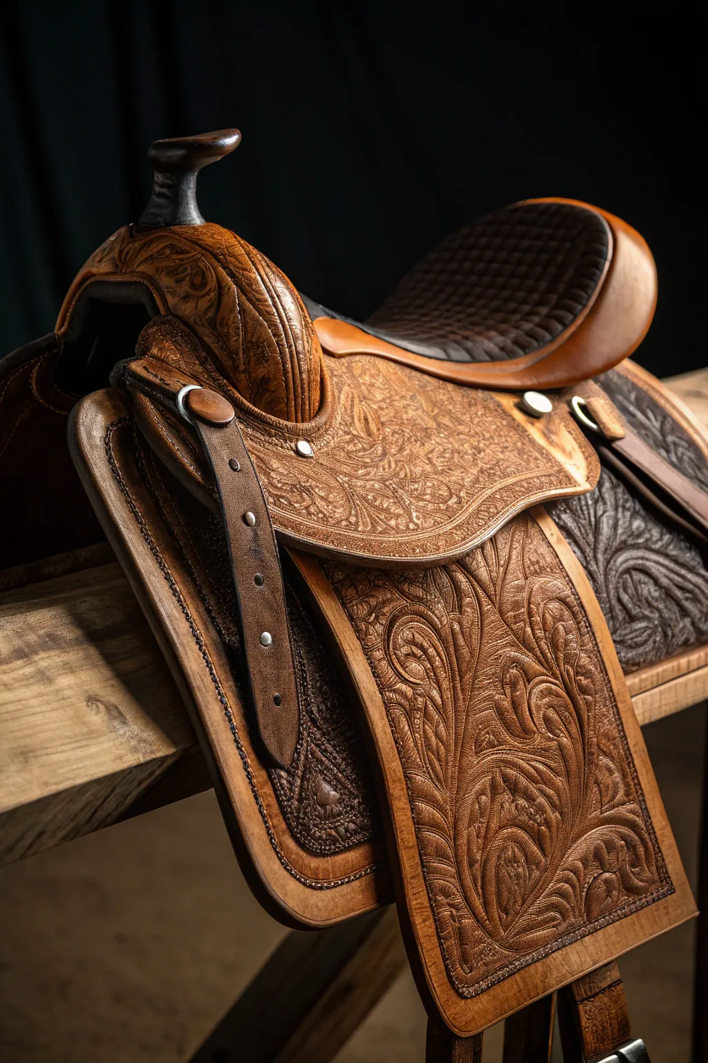 Elevate your DIY saddle platform with textures that blend style and functionality.