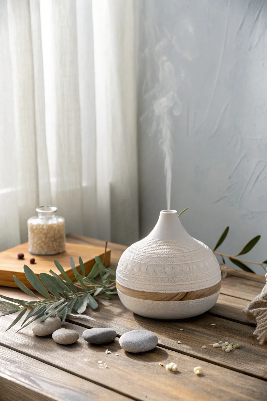 Transform your space with the soothing embrace of a beautifully crafted aromatherapy diffuser.