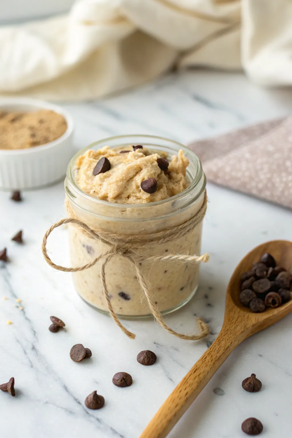 Delight in simplicity with this delicious edible cookie dough, the perfect DIY stocking stuffer!