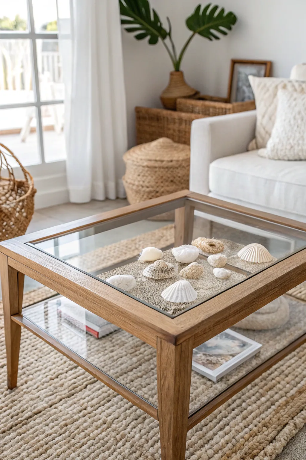 Elegance in Simplicity: Showcase your treasures with this DIY glass top display table.