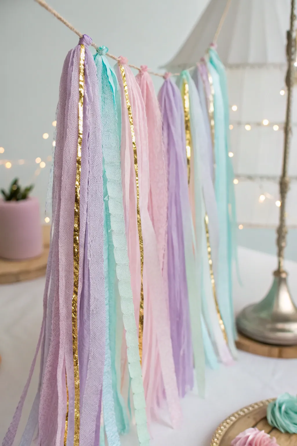 Add a whimsical touch to your party with these enchanting DIY unicorn streamers. ✨🌈 #UnicornParty #DIYDecor #ScandiBoho