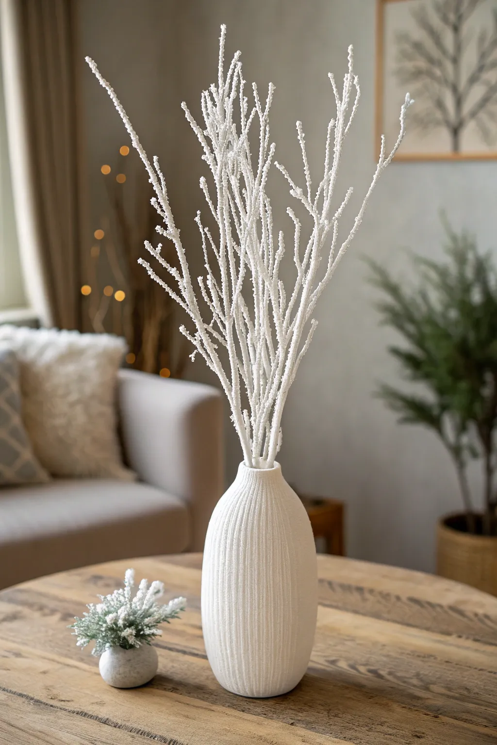 Transform your table into a winter wonderland with this enchanting Frozen Forest centerpiece.