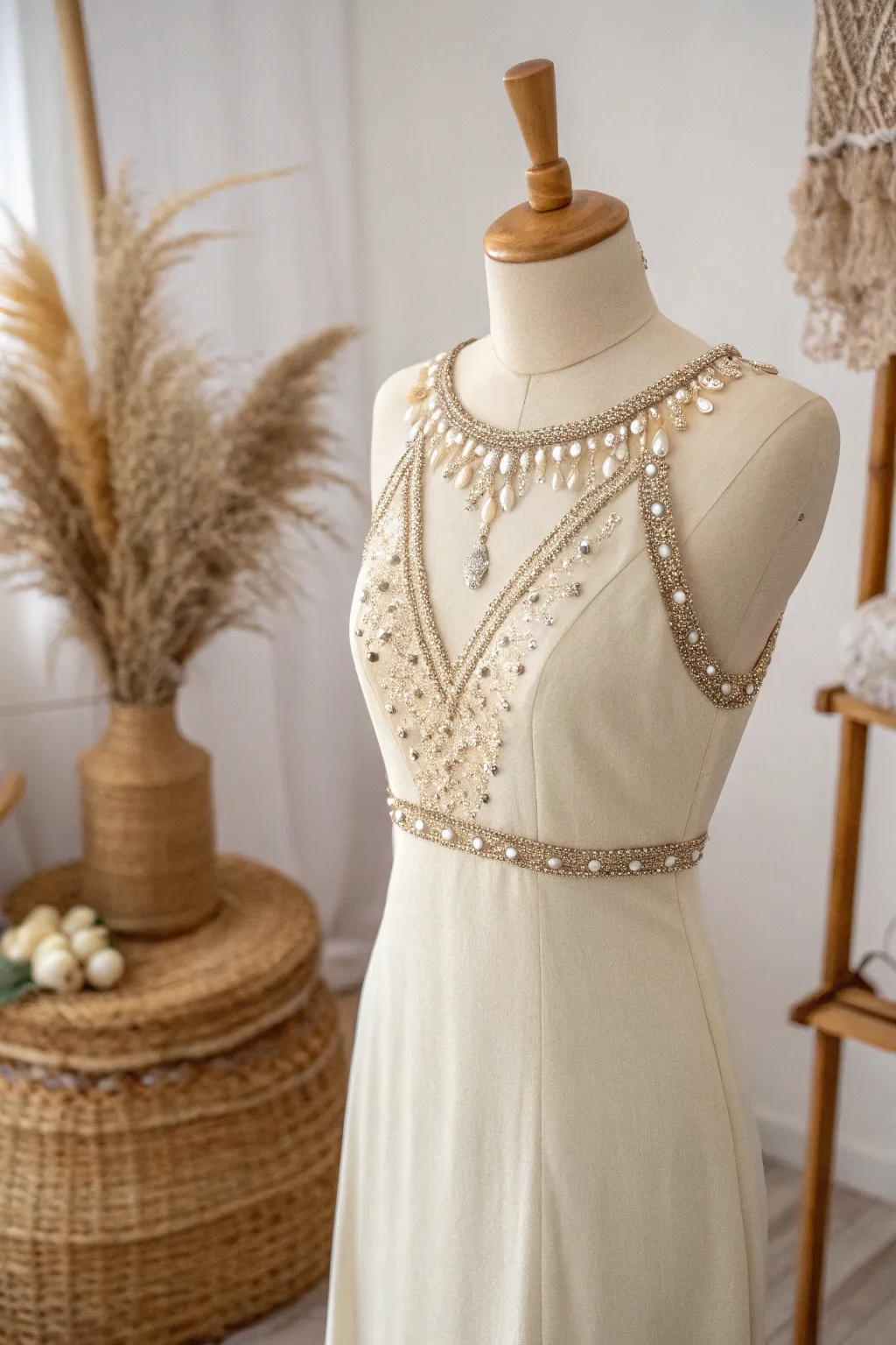 Transform your dress into a masterpiece with delicate embellishments. #ElegantAlterations