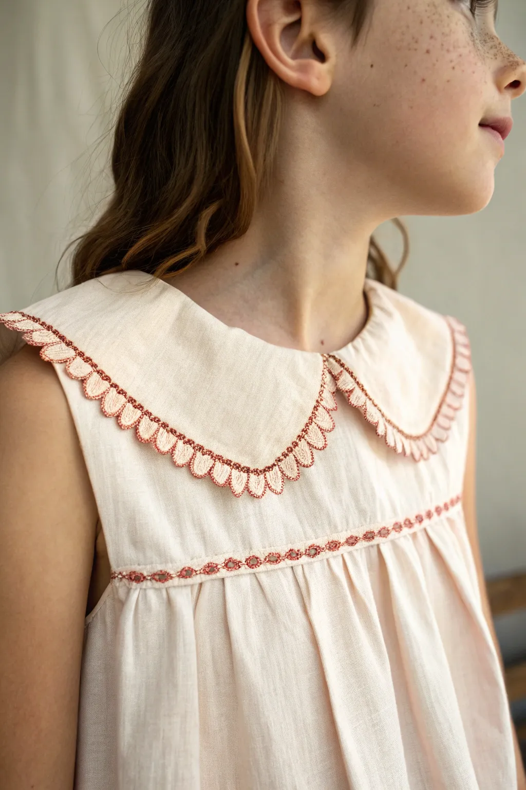 Nostalgic Ricrac: A simple yet charming way to elevate your dress design.