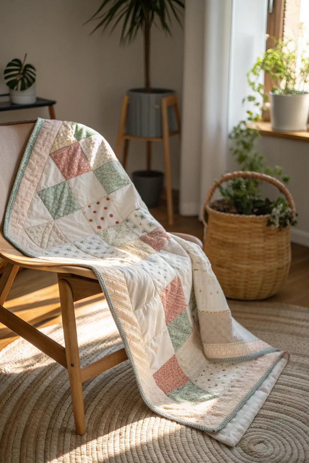 Effortless elegance: Transform a simple nine-patch into a stunning quilt in just a day!