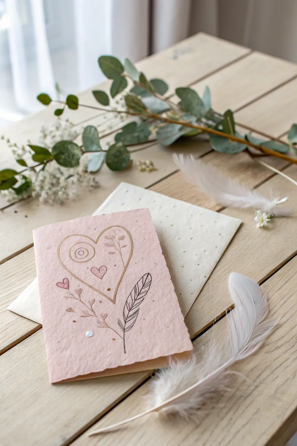 Capture the heart with handmade Valentine's cards full of charm and simplicity.