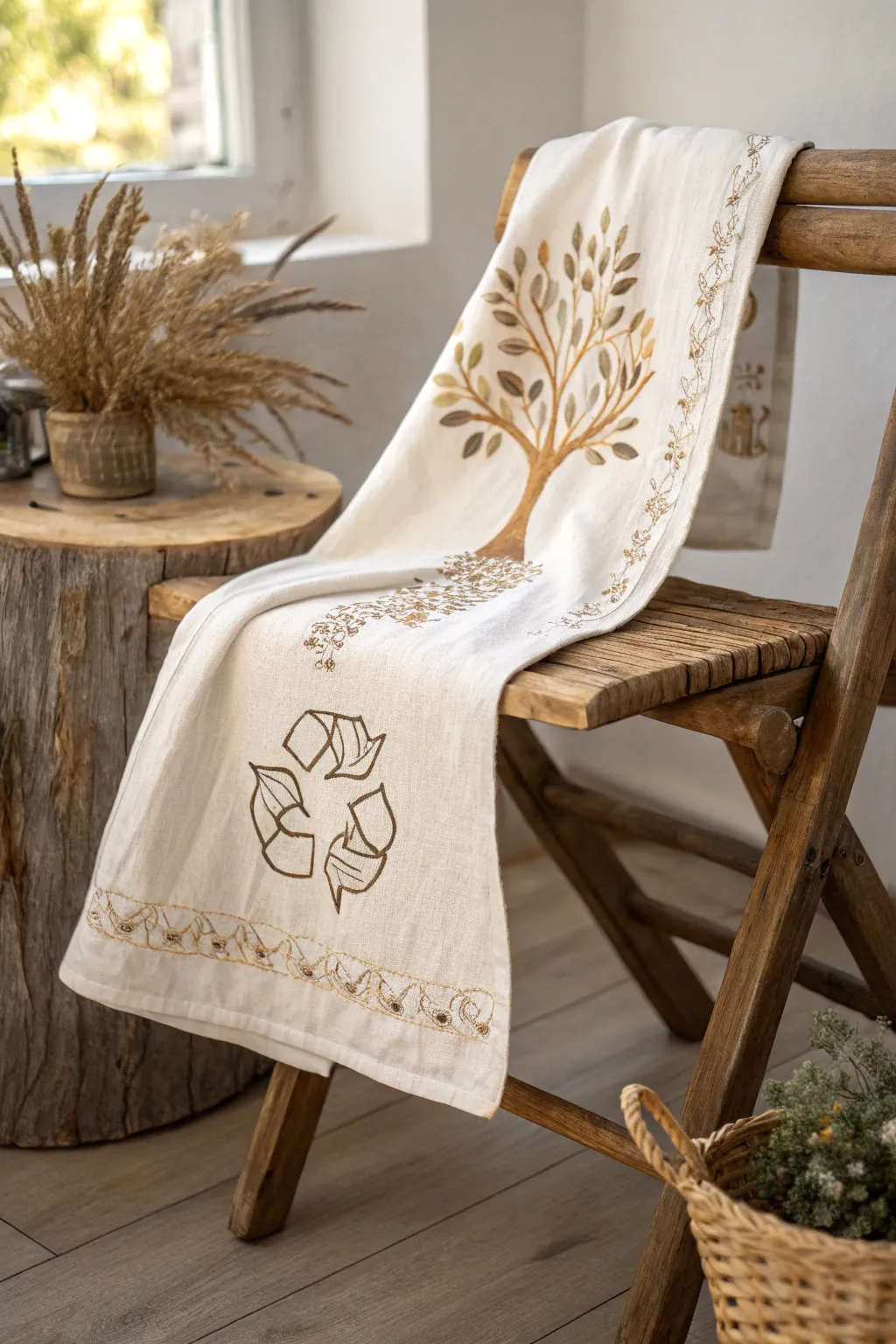 Embrace eco-friendly elegance with our embroidered burp cloths. Small steps towards a greener planet.