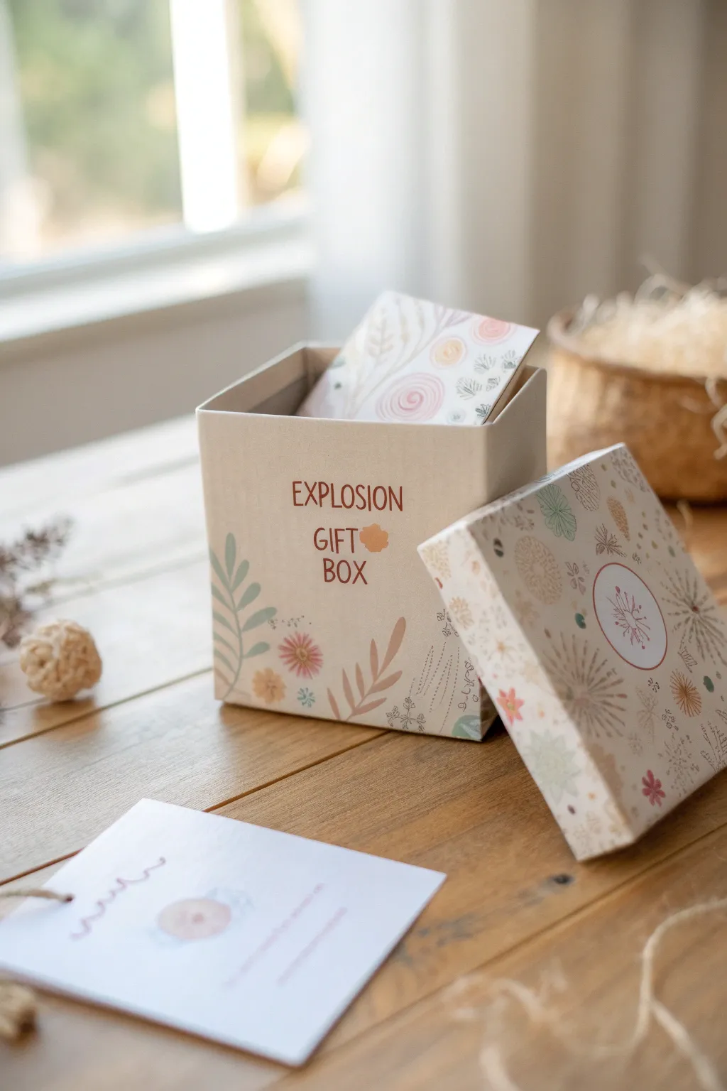 Unveil the mystery: Discover hidden messages in a beautifully crafted gift box.