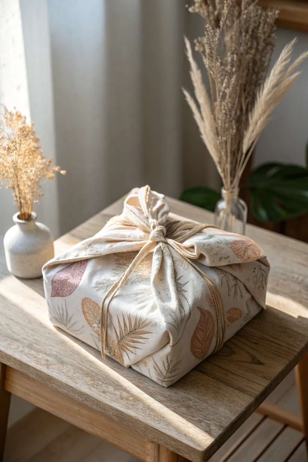 Wrap your gifts in style and sustainability with elegant fabric gift wrap.