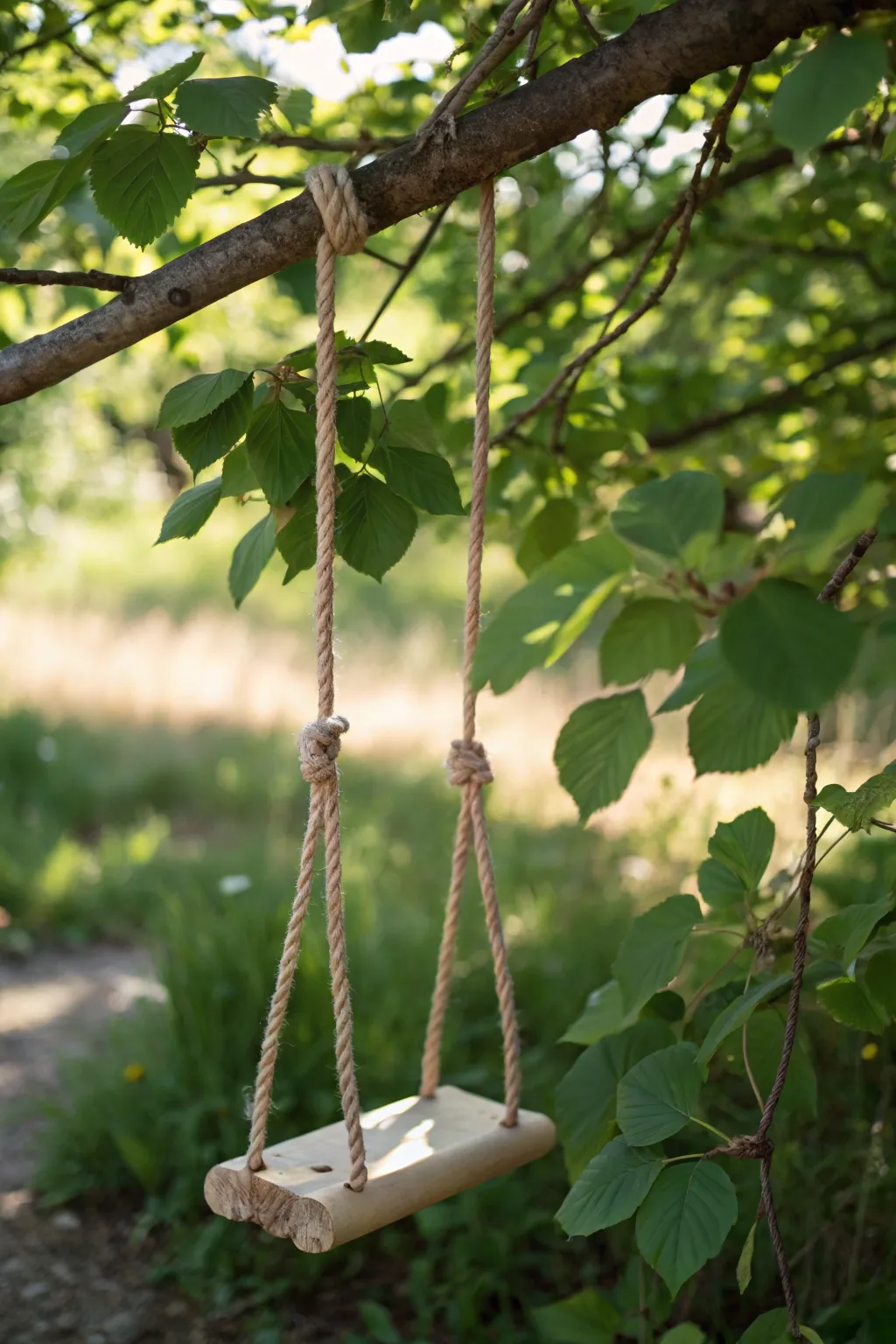 Create a whimsical touch to your fairy garden with a charming handcrafted swing that sparks the imagination.