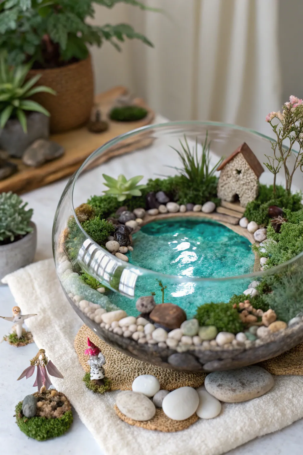 Dive into the magic of an aquatic fairy realm, where simplicity meets enchantment. ✨