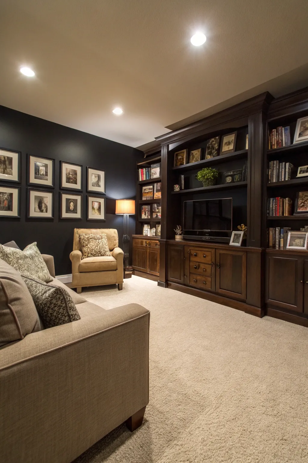 Contrasting colors add depth and modern appeal.