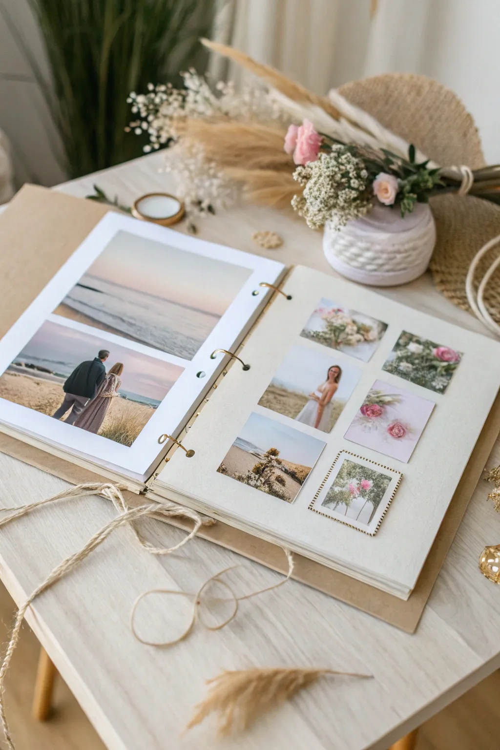 Craft your memories with collage creativity—where simplicity meets natural beauty.