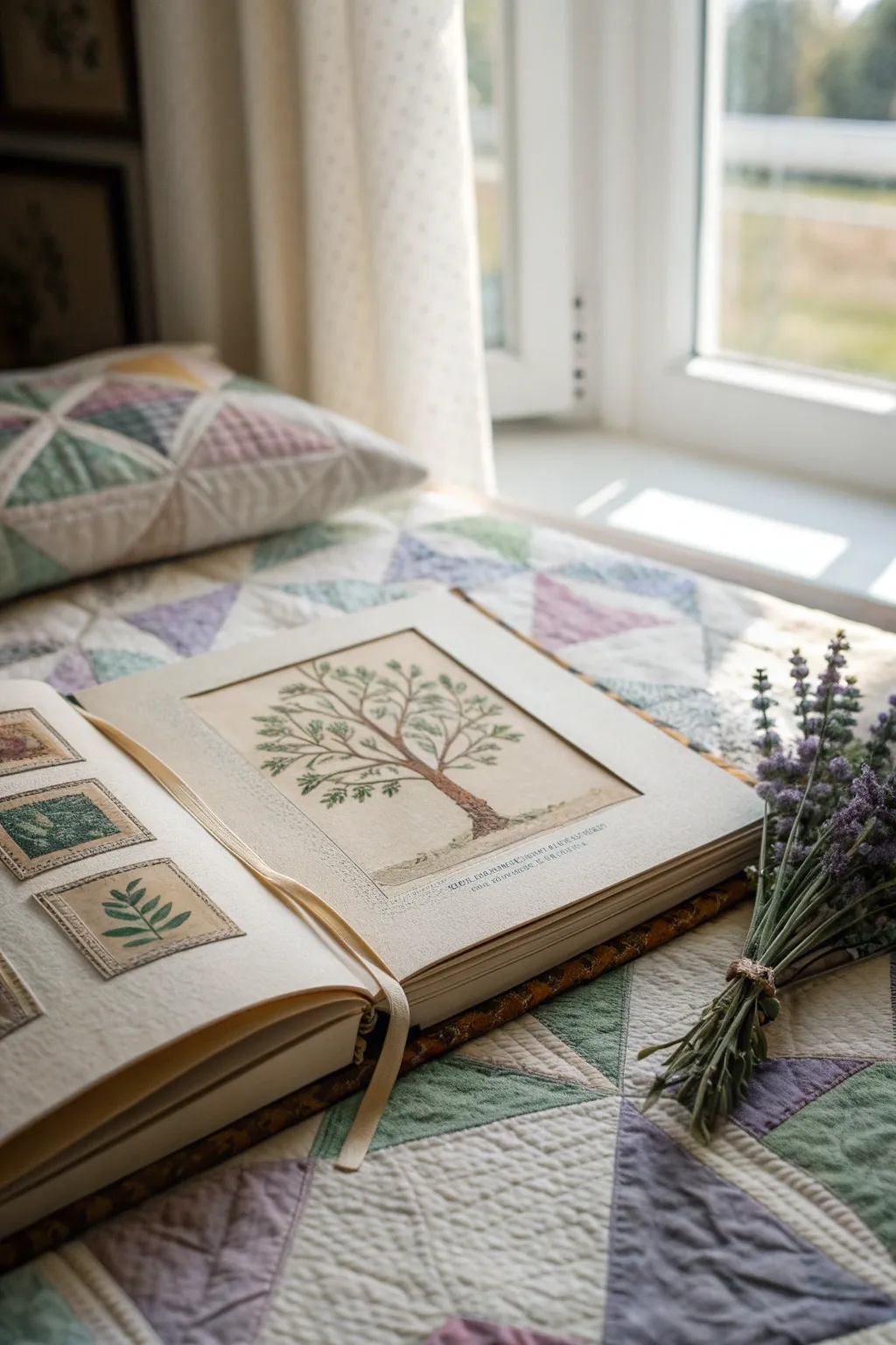 Discover the warmth of family memories with cozy fabric backgrounds.