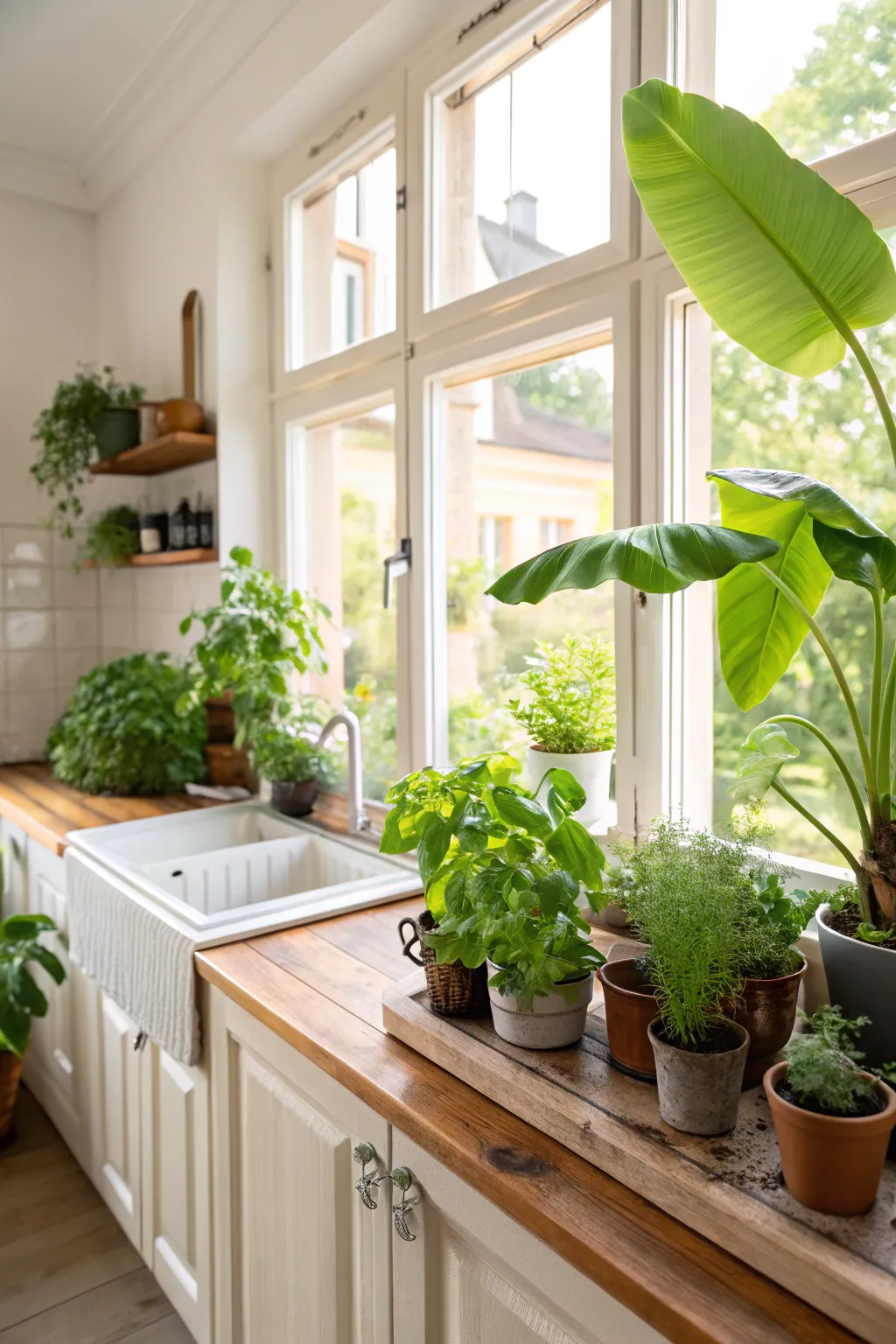 Greenery brings a refreshing vitality to interior spaces.