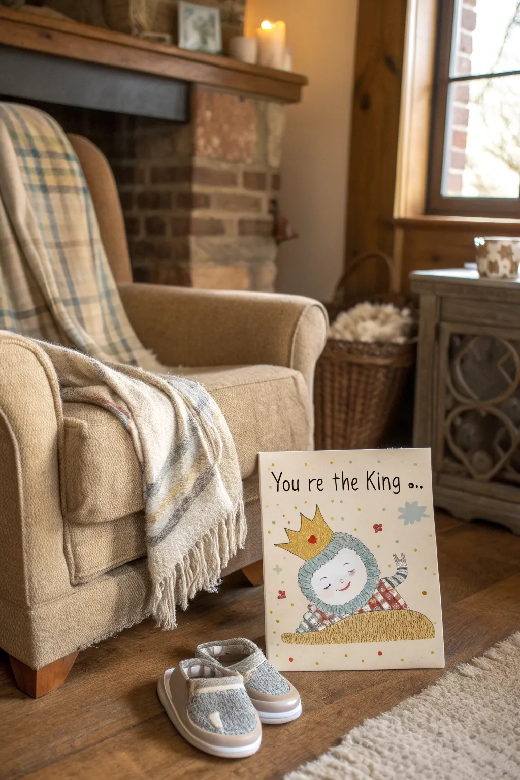 Celebrate dad's favorite pastime with a nap-time humor card!