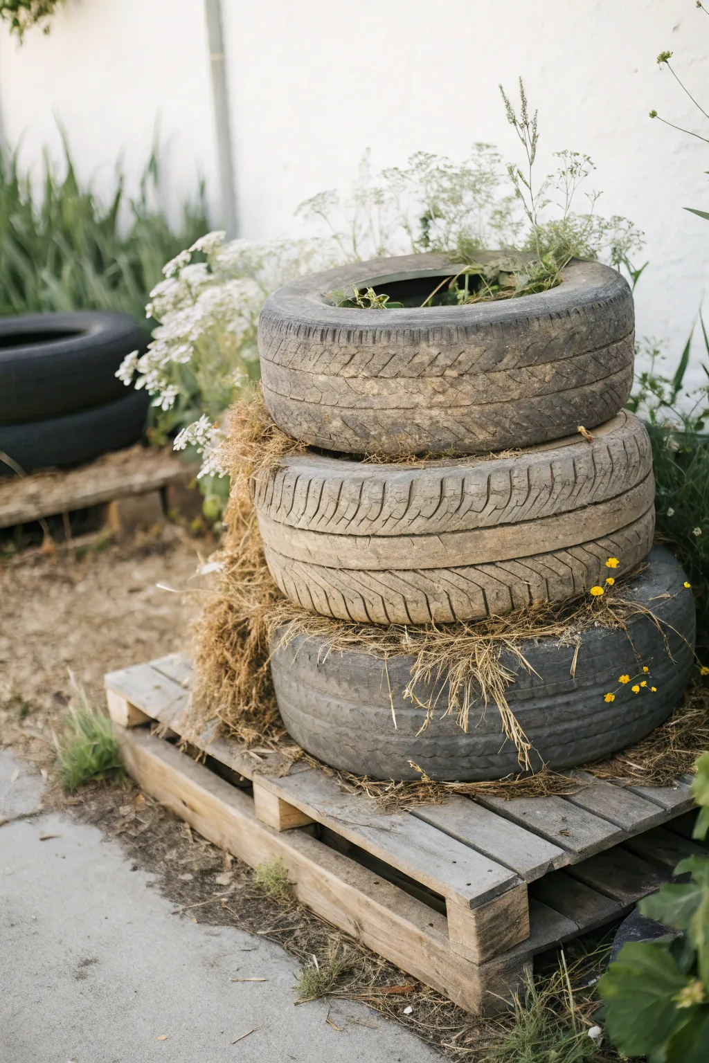 Stylishly Sustainable: Transforming Old Tires into Cozy Winter Shelters