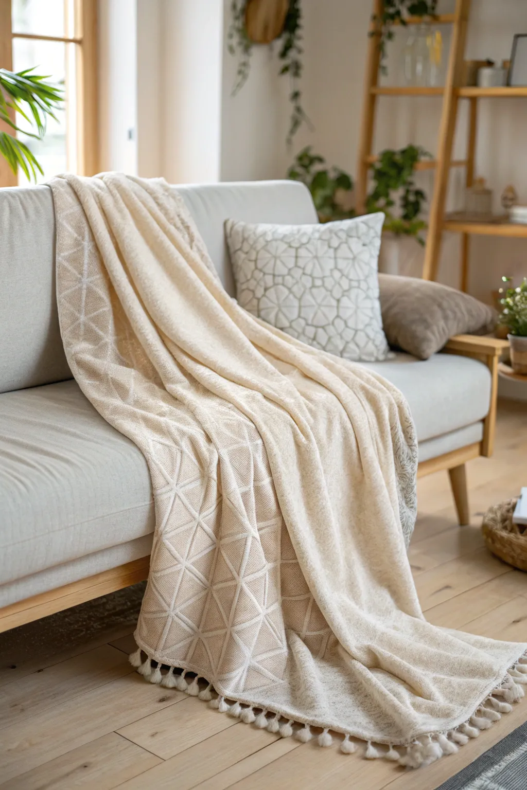 Wrap yourself in the gentle hug of a handcrafted weighted fleece blanket, where simplicity meets comfort.