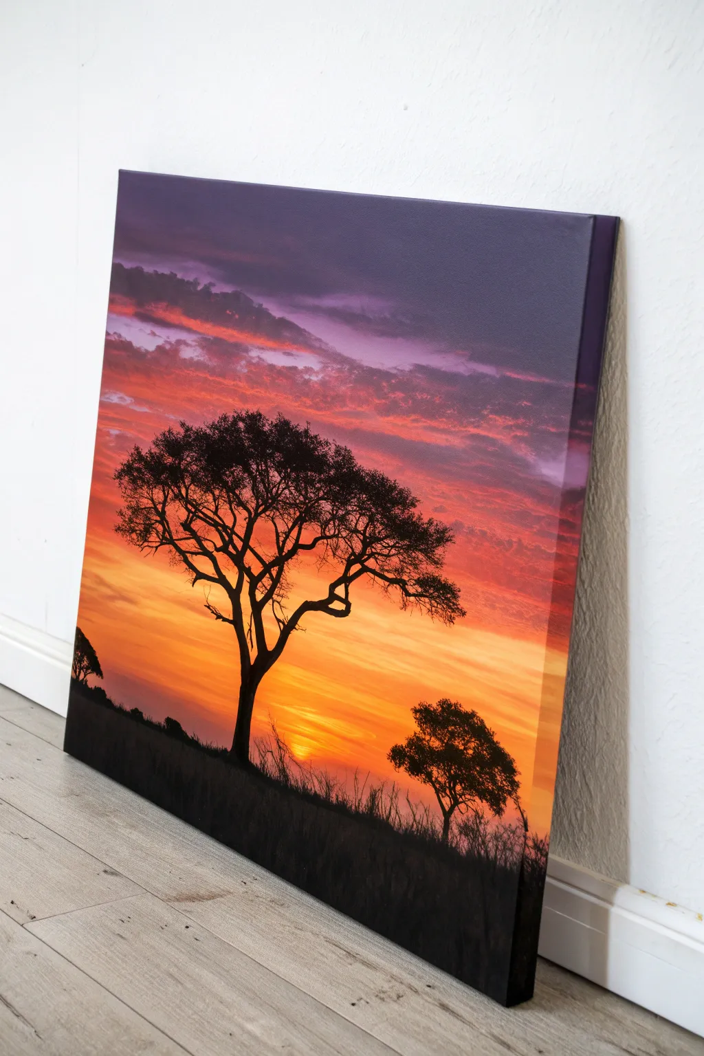 Capture the serene beauty of dusk with minimalist sunset silhouettes.