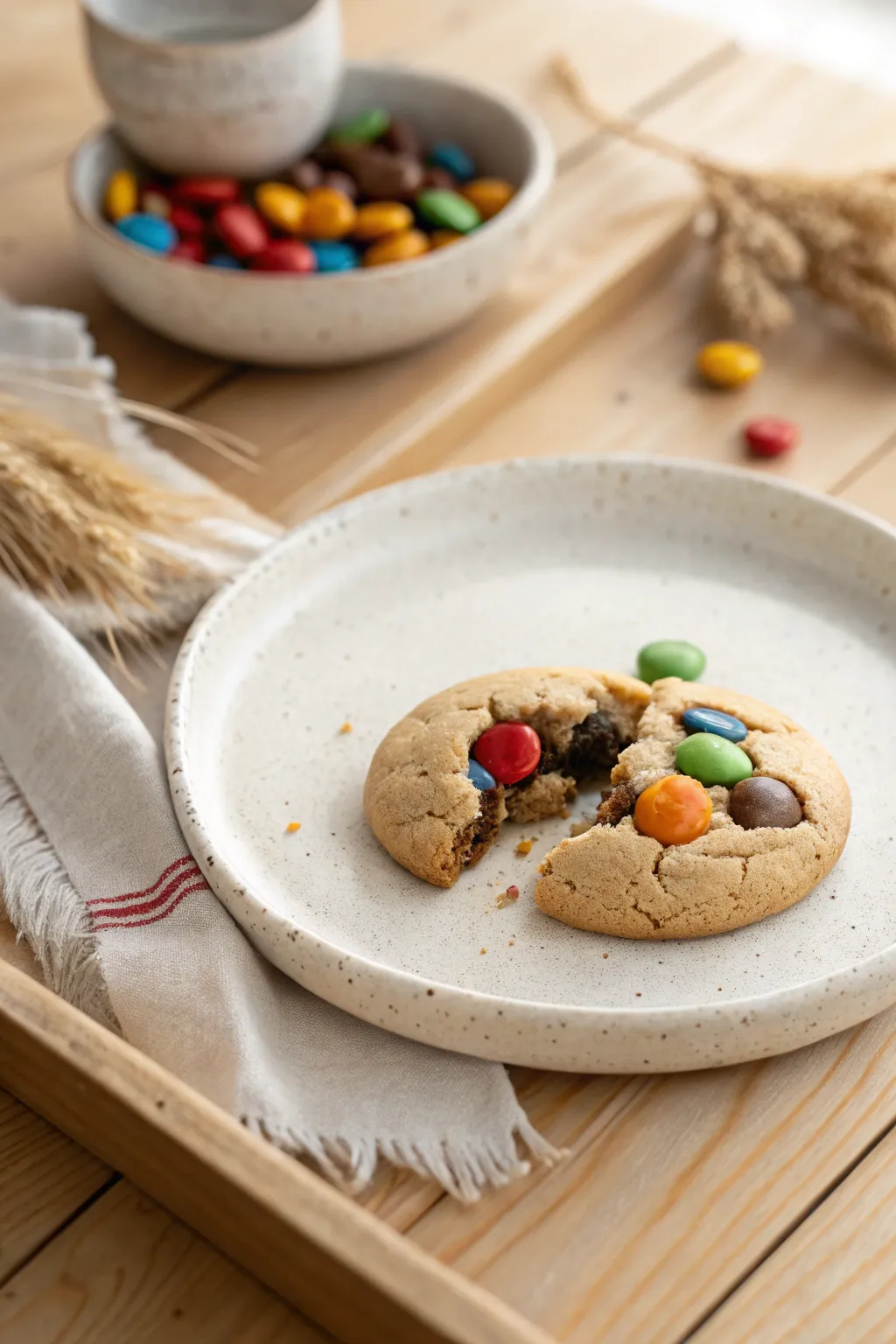 Delight in the surprise! Discover the sweet secret hidden inside these charming cookies.