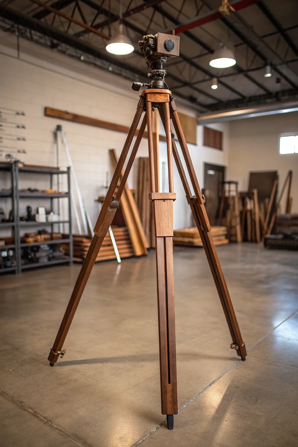 Elevate your photography with the perfect blend of craftsmanship and style in your garage mezzanine studio.