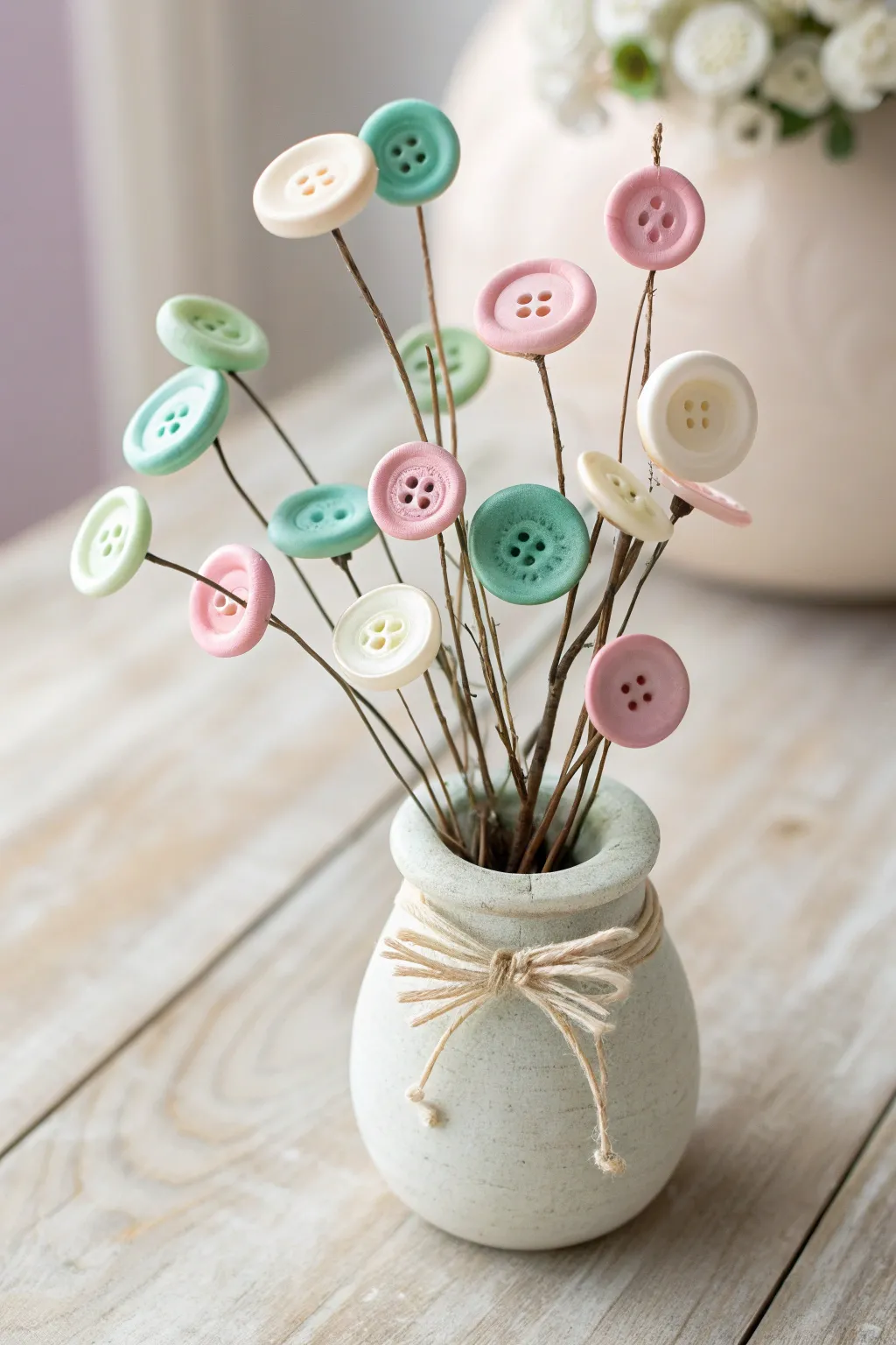 Brighten your space with whimsical Button Blooms—crafted with love and a touch of Scandinavian charm!