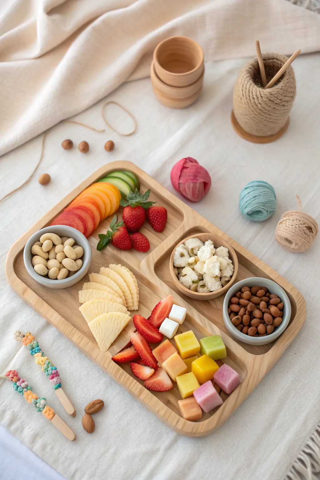 Delight in simplicity with our Kids' Craft Snack Board—a perfect blend of fun and nourishment!