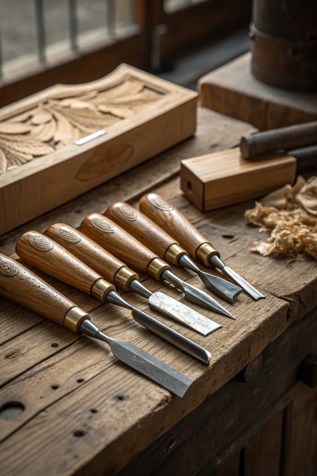Elevate your craft with a premium wood carving set—precision and artistry in every stroke.