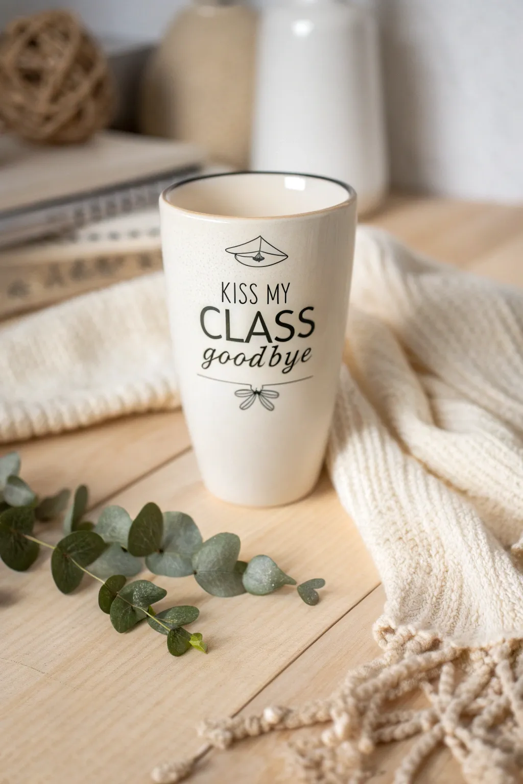Celebrate graduation with a touch of humor and style. #MinimalistChic #GraduationGifts