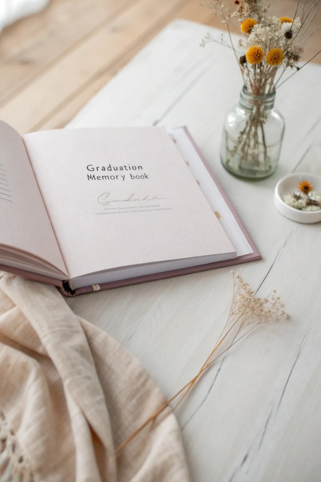 Capture the essence of unforgettable memories with handwritten letters in your graduation memory book.