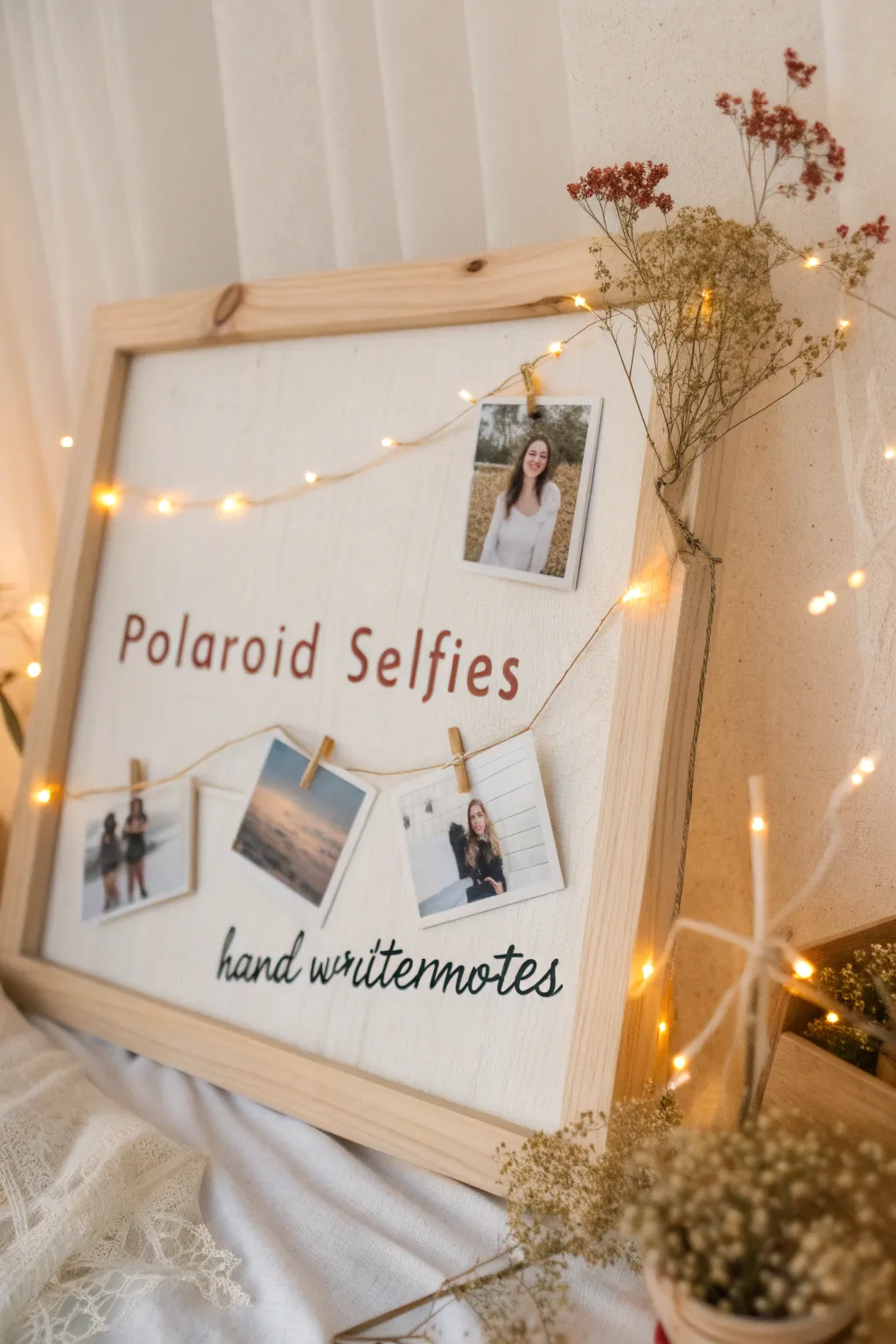 Celebrate your cherished friendships with a beautifully crafted memory board that captures the essence of your journey together.