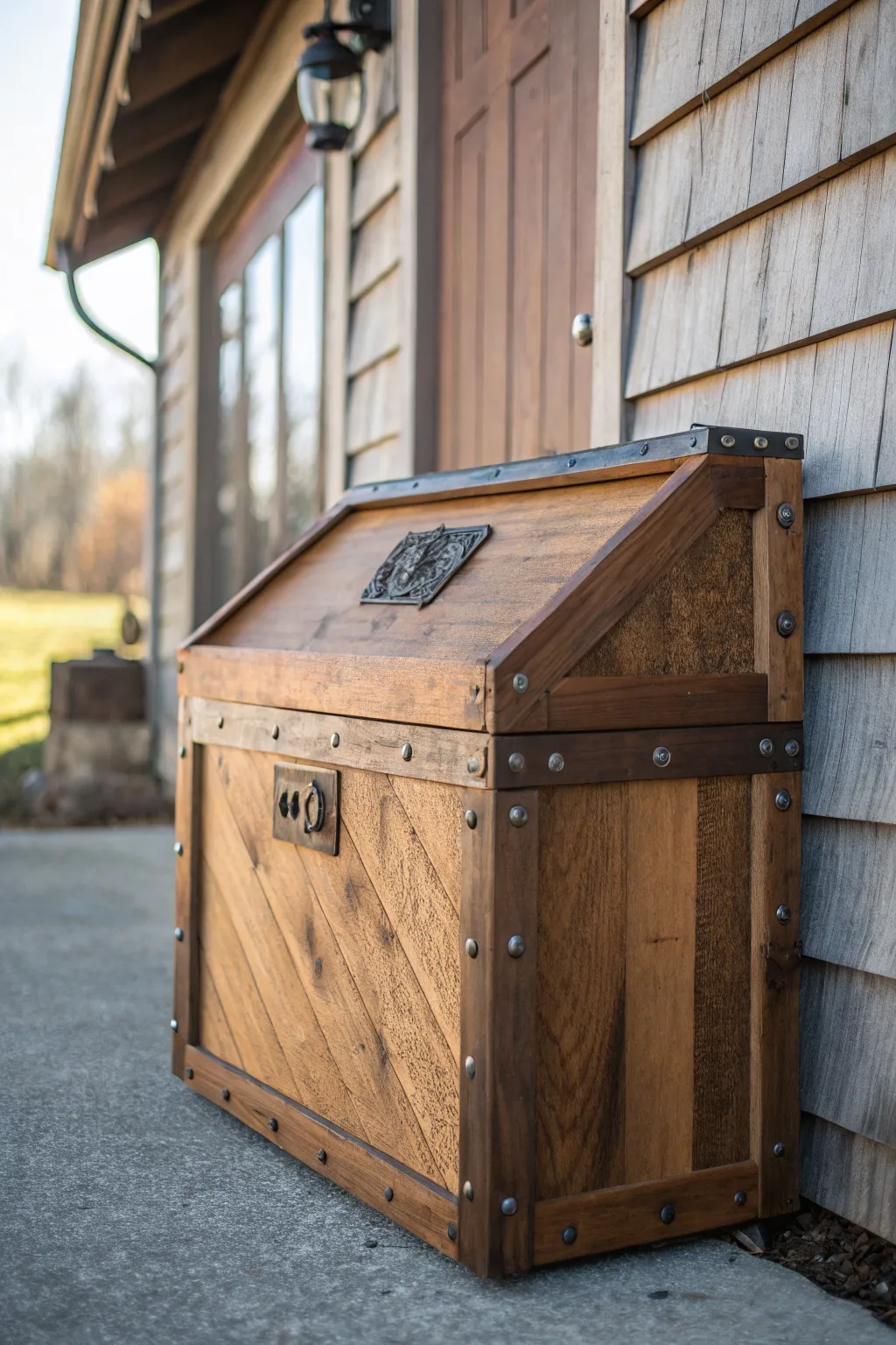 Elevate your feed storage with handcrafted elegance.