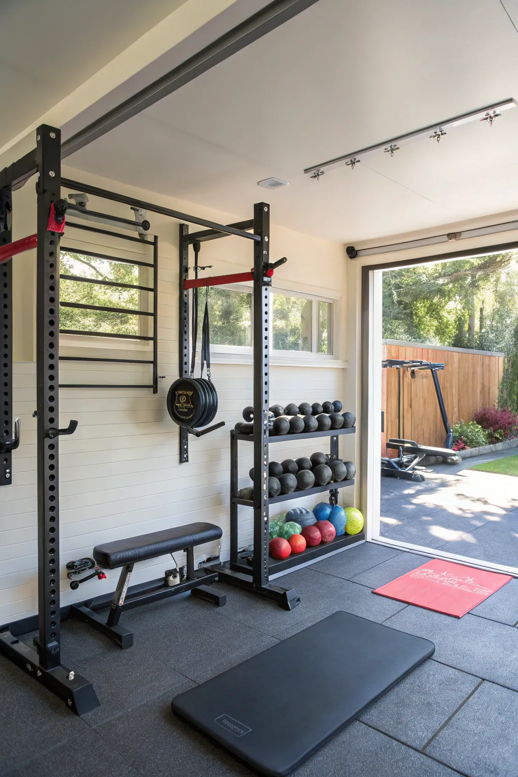 A pull-up bar is a compact and powerful fitness tool.