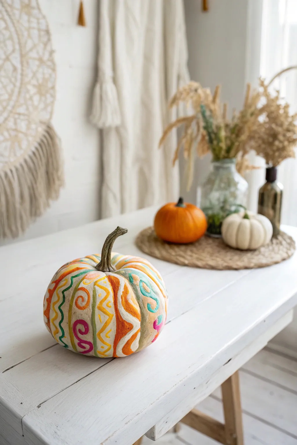 Add a playful twist to Halloween with puffy paint pumpkins that delight the senses!