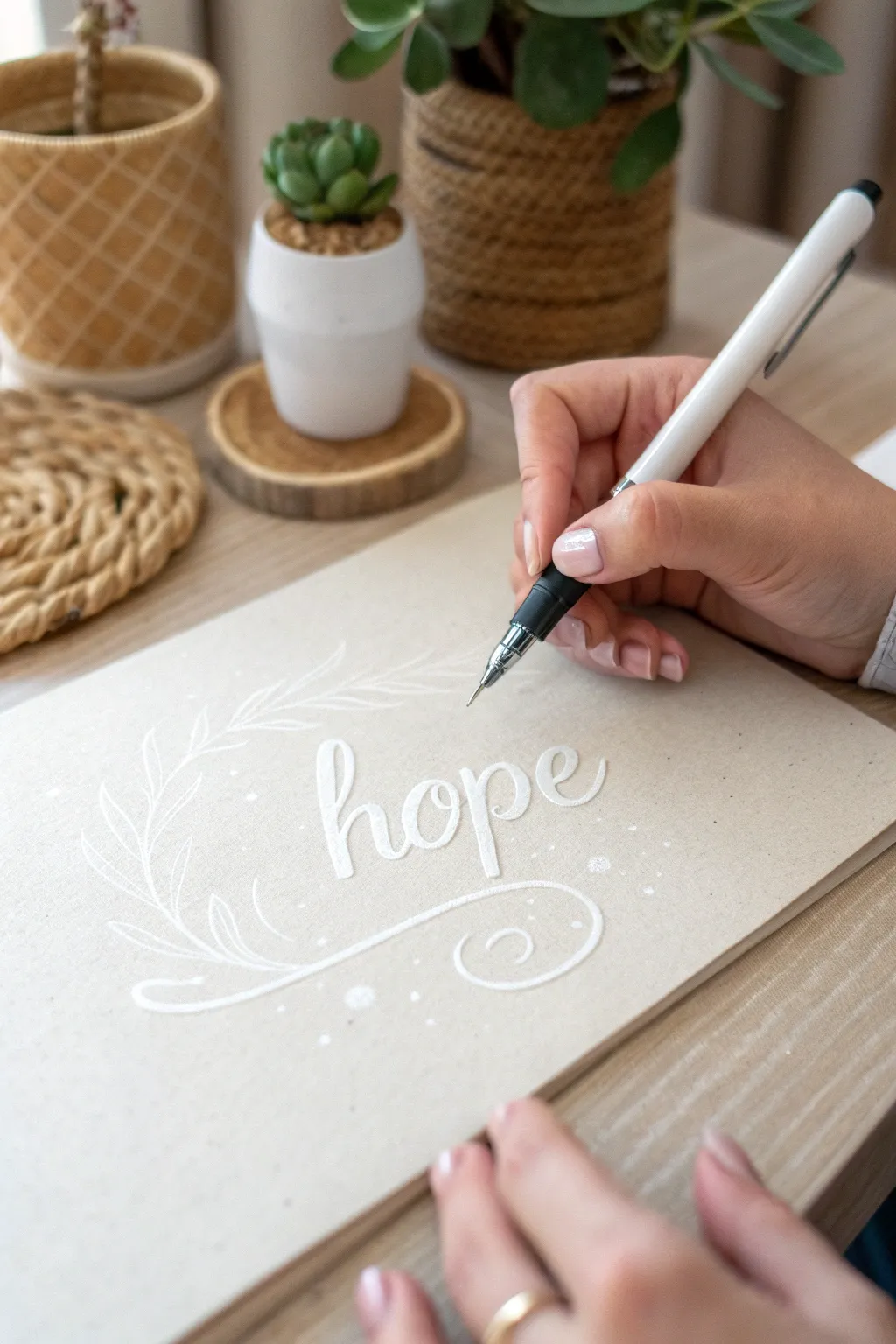 Elevate your sketches with inspiring words. Discover the beauty of minimalism and text in art.