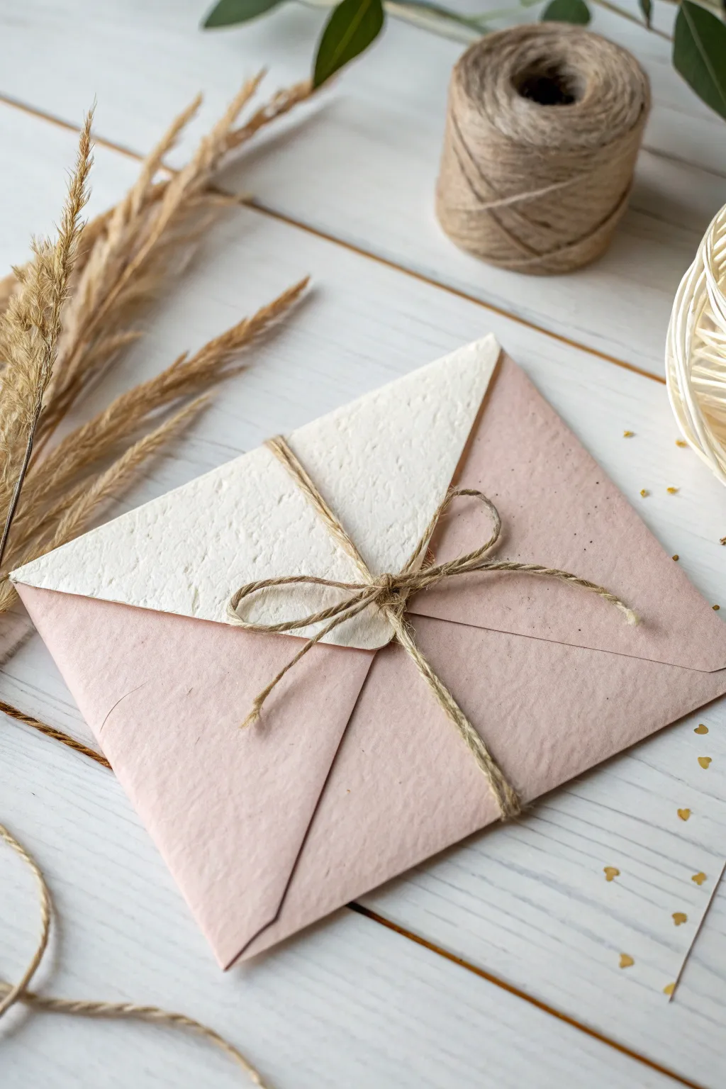Unveil a secret surprise with this charming handmade card – because the best gifts come in tiny envelopes.