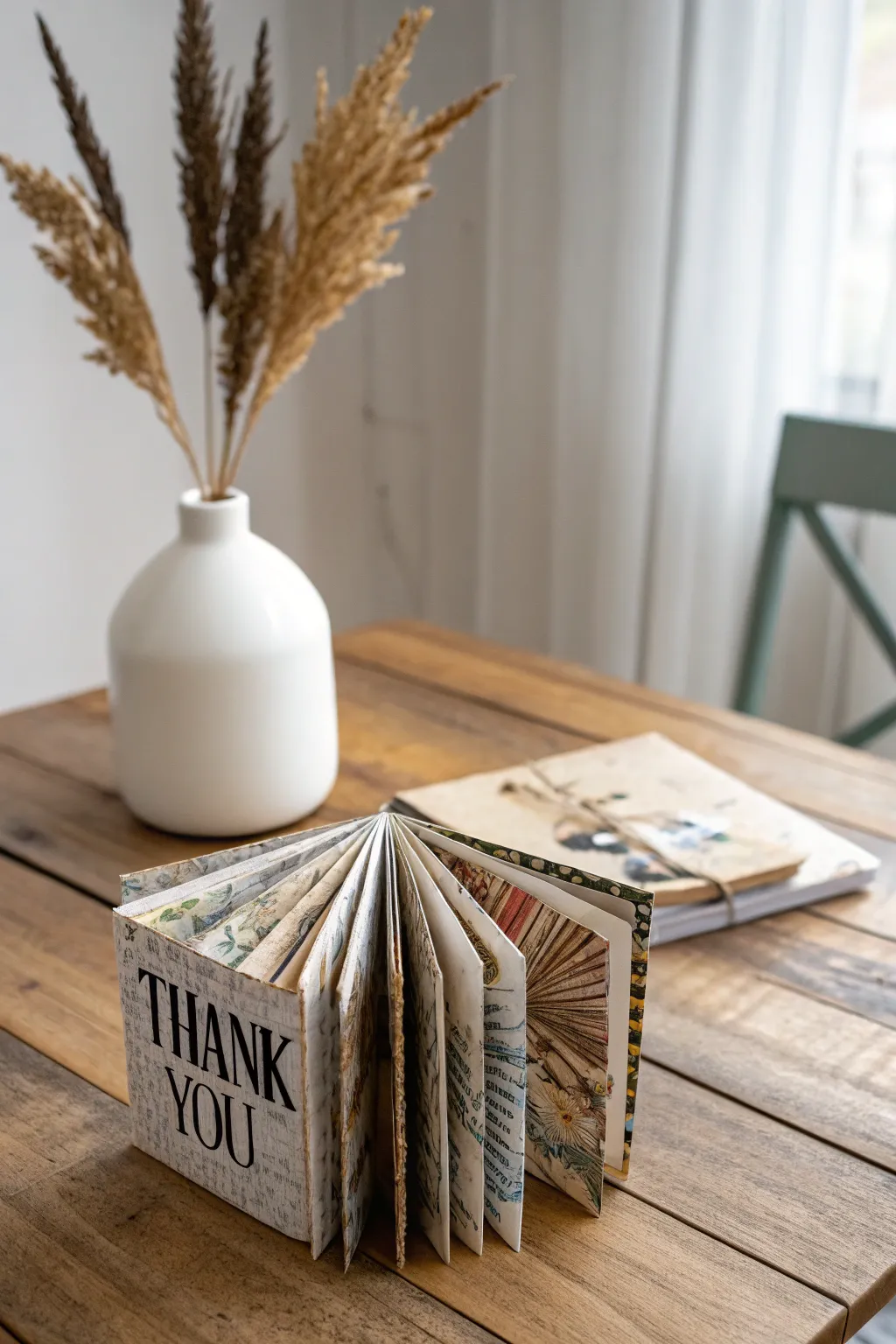 Chic and Eco-Conscious: Discover the art of upcycled card folding for a sustainable touch.
