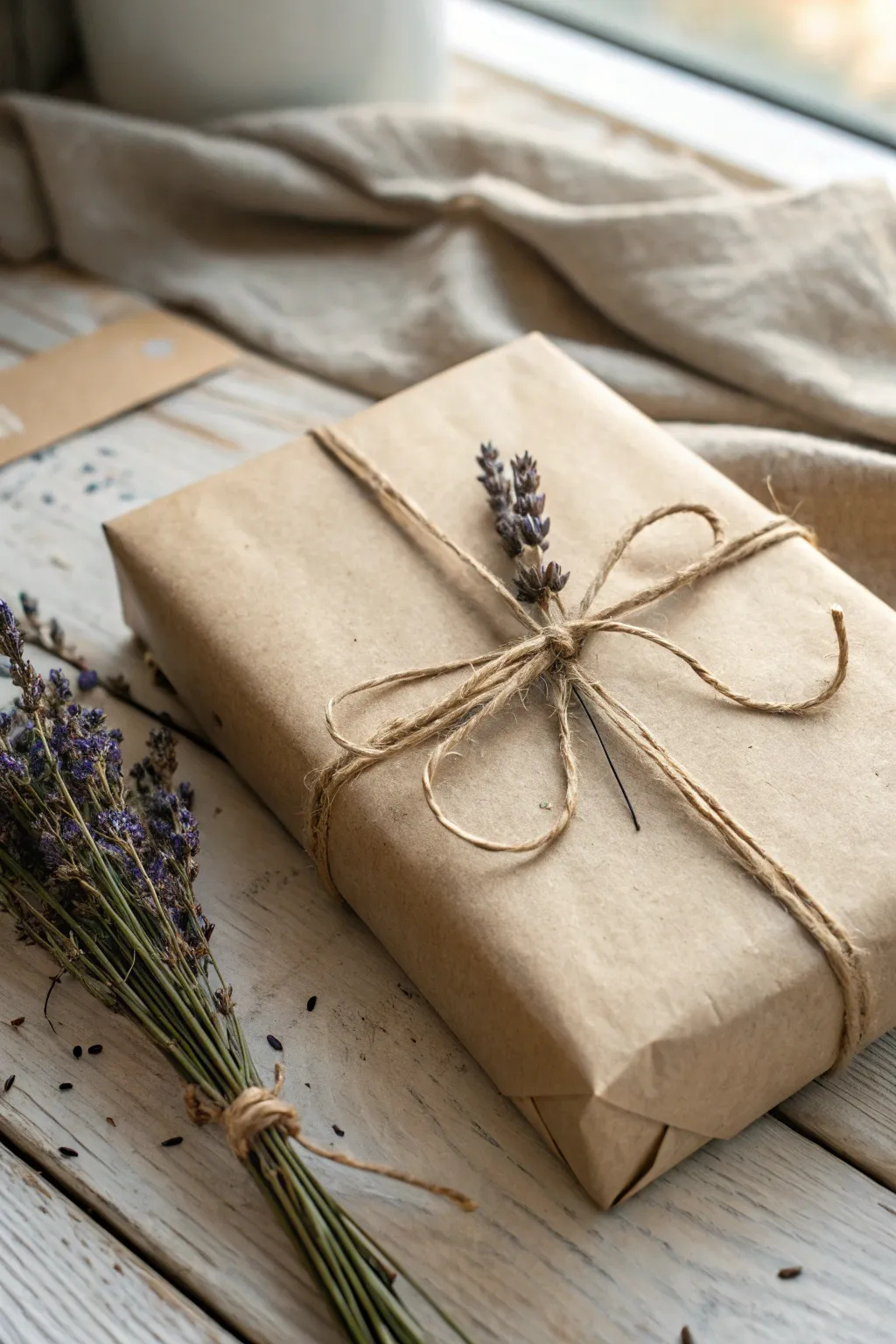 Embrace simplicity and sustainability with eco-friendly twine wrap.