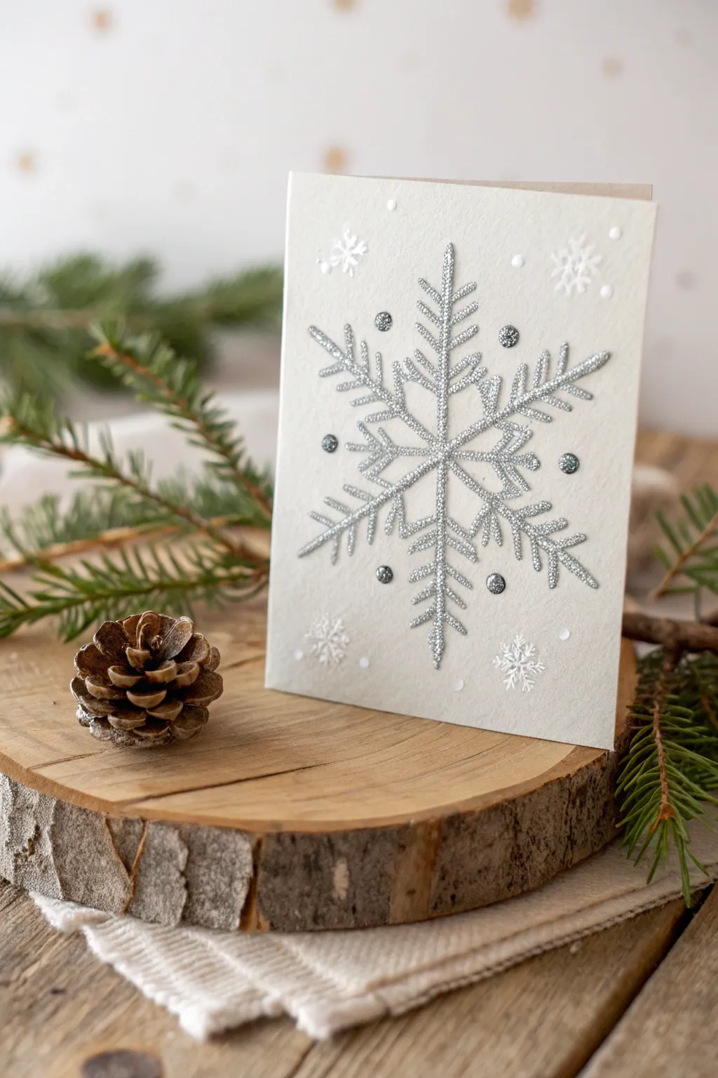 Capture the season's beauty with handcrafted elegance. ❄️✨ #HandmadeWithLove #SeasonalPostcards