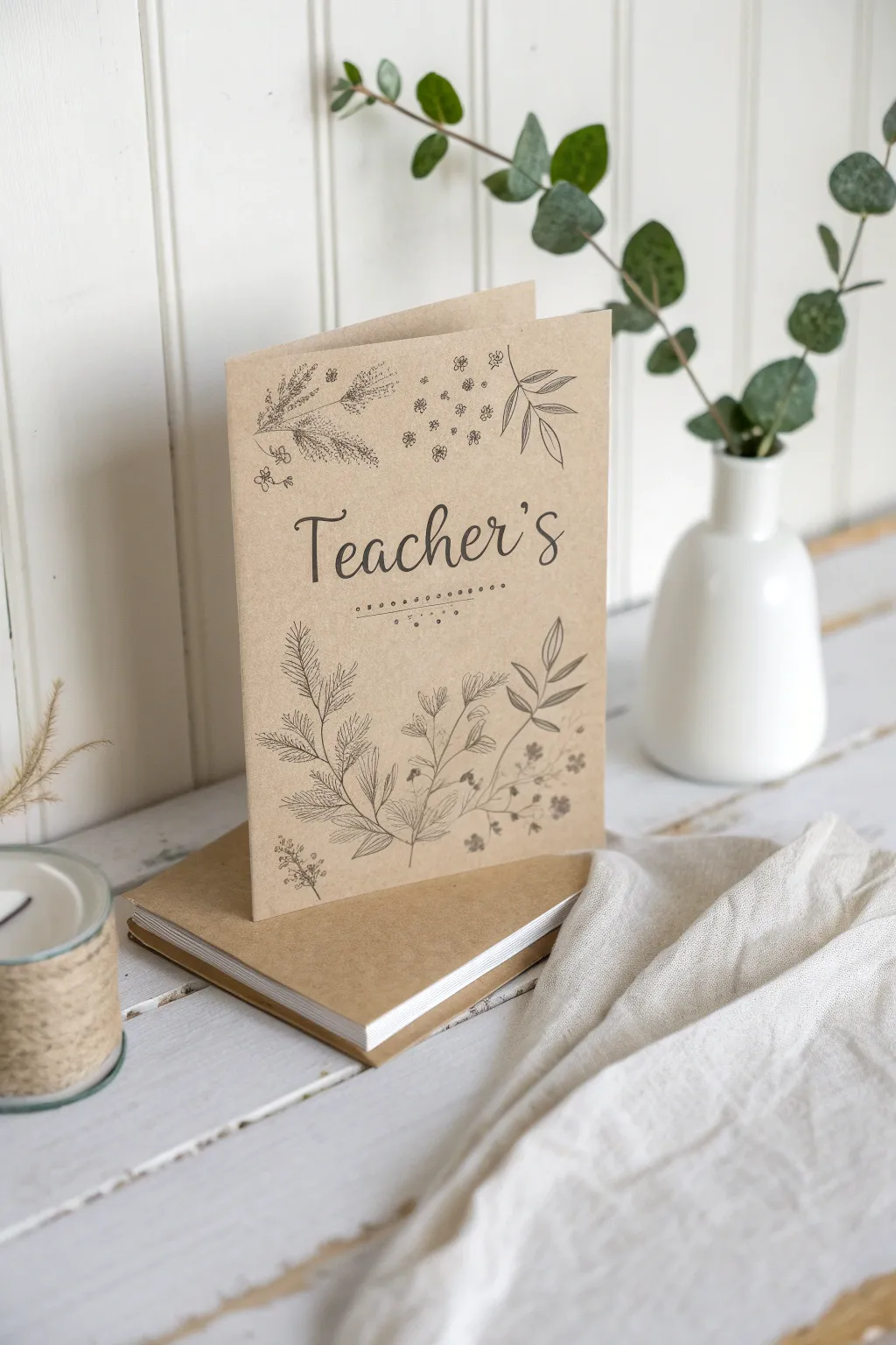 Celebrate Teacher's Day with a touch of handmade elegance and a quote that brings a smile.