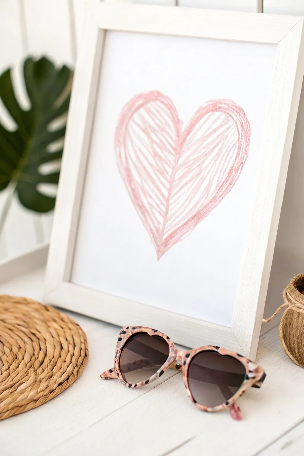 Add a dash of fun to your designs with this charming heart in shades! Perfect for summer vibes with a minimalist touch.