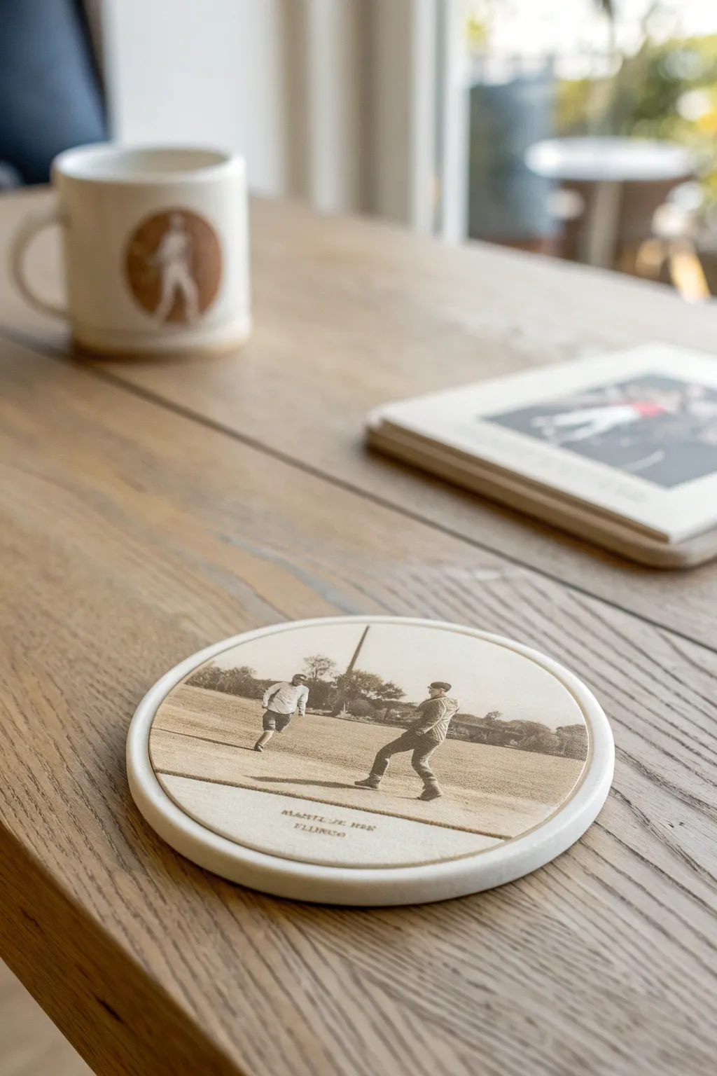 Capture precious sports memories with handcrafted elegance.