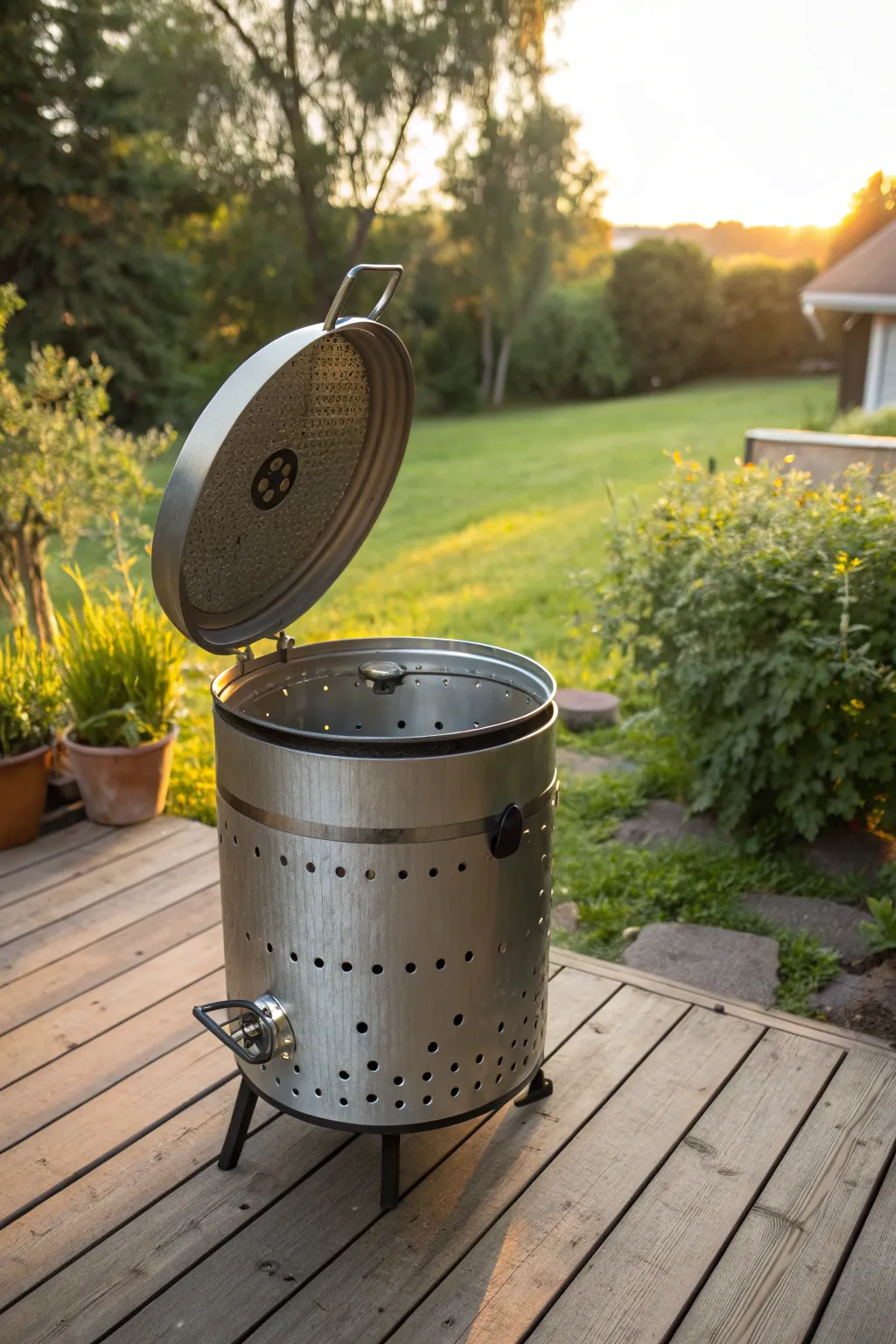 Turn your old washing machine drum into a stylish, functional smoker—where craftsmanship meets creativity.