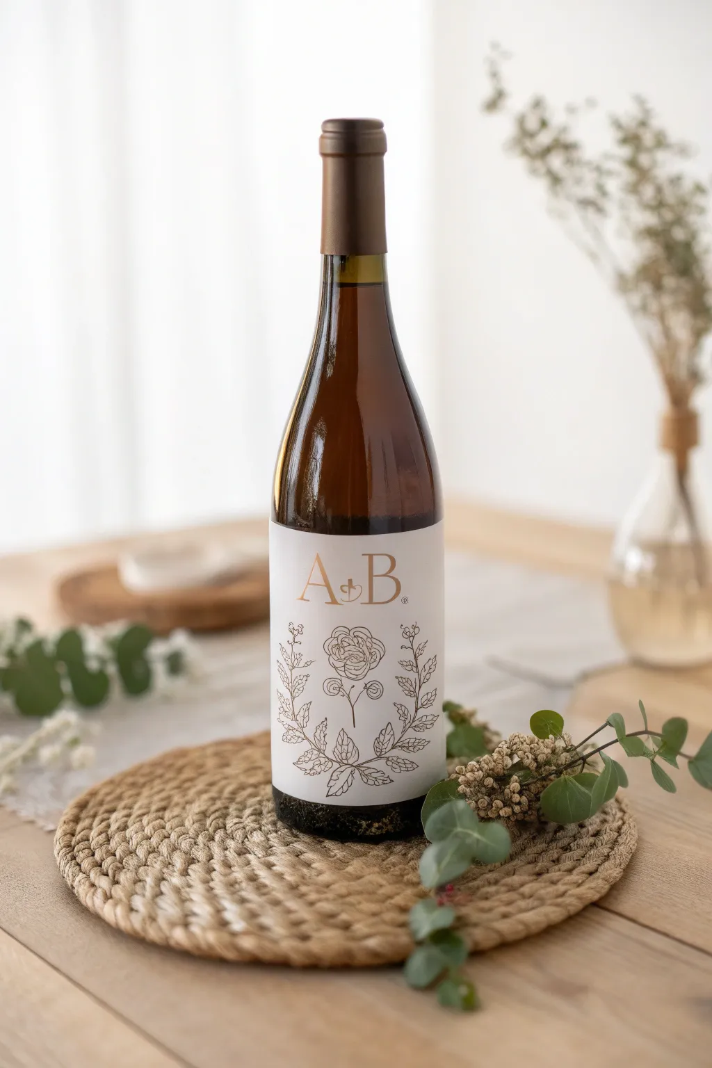 Personalize your wine gifts with a touch of monogrammed elegance.