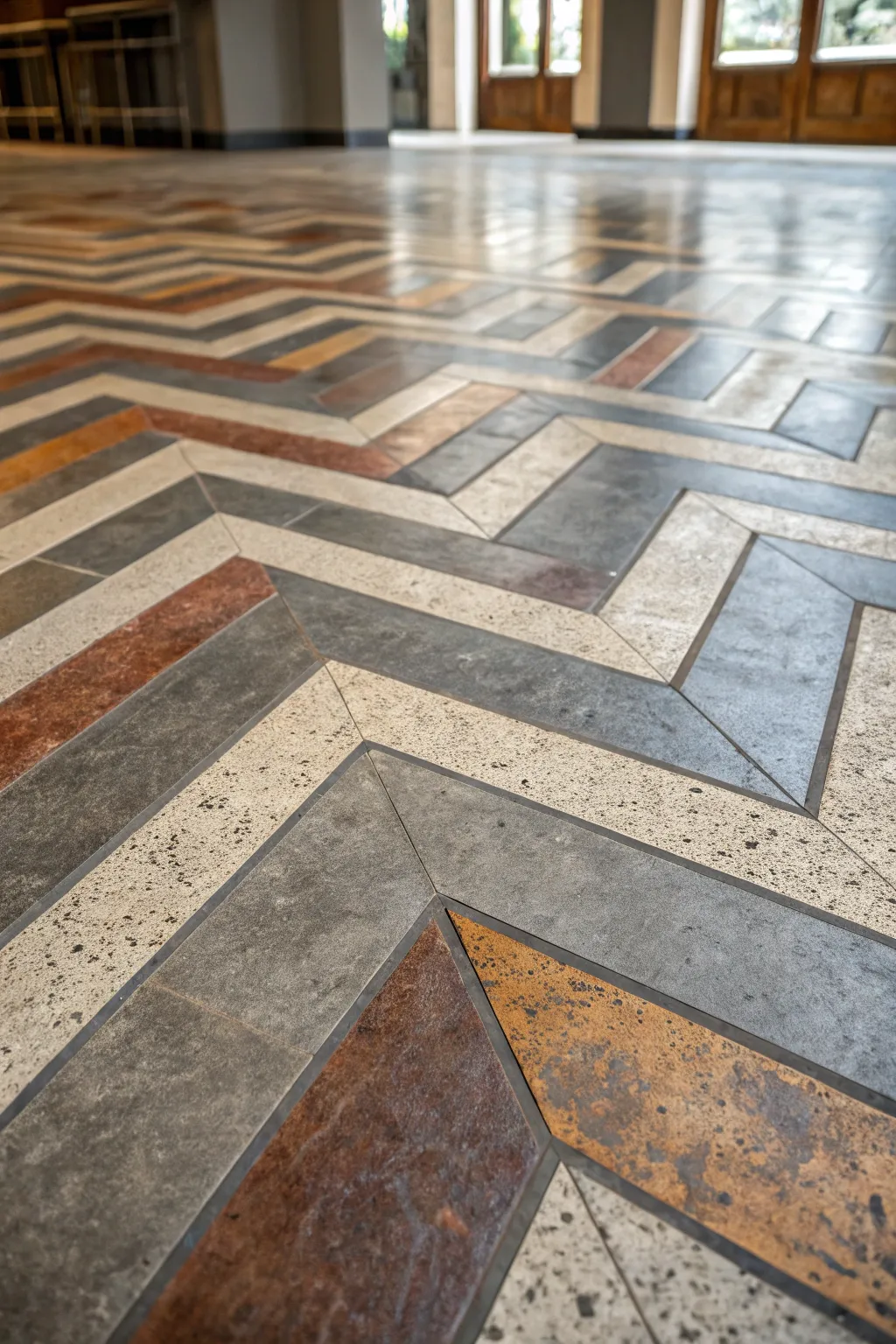 Elevate your space with the timeless elegance of patterned concrete floors—where craftsmanship meets modern design.